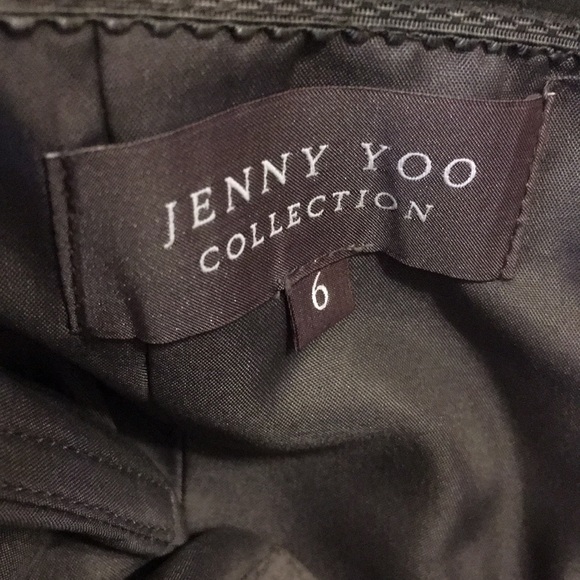 Jenny Yoo Adian Convertible Dress in Charcoal - Picture 4 of 4